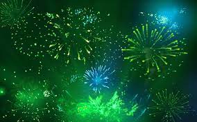 Green Fireworks Wallpaper Fireworks Wallpaper New Year Wallpaper Hd Fireworks Background