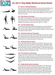 dr ozs 7 day belly workout the dr oz show