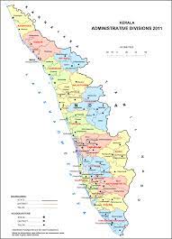 Where is kerala located in india? High Resolution Map Of Kerala Hd Bragitoff Com