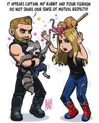 Lordmesa Art On Instagram Mutual Disrespect Wondering If And How A Meet Up Between Rocket And Goose Wo Marvel Superheroes Marvel Funny Captain Marvel
