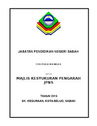 For more information and source, see on this link : Doc Teks Pengacara Majlis Pengarah Jpn Mohd Haruzi Harun Academia Edu