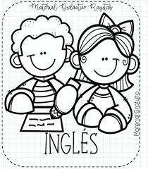 Caratulas de ingles para colegio. 33 Portada Dibujos Para Colorear Ingles