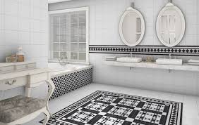 You already know tile is perfect for the bathroom, but did you know how many different bathroom tile ideas there are? Bristol Black 25x25 Victorian Style Patterned Floor Tiles