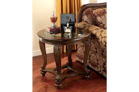 Norcastle End Table Ashley Furniture Homestore In 2020 End Tables Round Accent Table Furniture