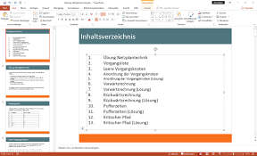 Hierfür gibt es in powerpoint leider keinen automatismus. In Powerpoint Ein Inhaltsverzeichnis Erstellen So Geht S
