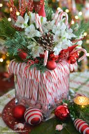 Merry And Bright Candy Cane Christmas Tablescape Christmas Party Centerpieces Diy Christmas Table Christmas Table Centerpieces Diy