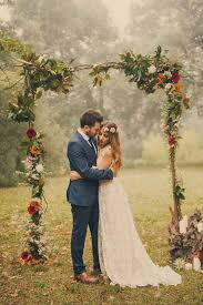 Why not use an arbor to make the occasion more customized and festive? 45 Adorable Flora Wedding Ideas Hippie Wedding Fall Wedding Arches Branch Arch Wedding