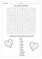 Save answer key as word document. French La Saint Valentin Activities Worksheets Teaching Resources