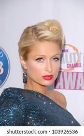 Los Angeles Apr 9 Paris Hilton Stock Photo 75079891