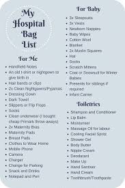 What To Pack In Your Hospital Bag Checklist Baby Hospital Bag New Baby Products Hospital Bag