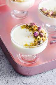 Mahalabia Muhallebi Middle Eastern Milk Pudding Recipe Dessert Recipes Easy Mahalabia Recipe Middle Eastern Desserts