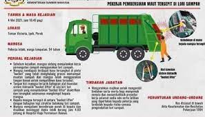 Pengarah jabatan keselamatan dan kesihatan pekerjaan (jkkp) perak, ir zamzurin maarof berkata, kejadian tersebut dilaporkan berlaku pada jam 12.10 tengah hari membabitkan pekerja kontraktor perancah berusia 32 dan 26 tahun. Pejabat Jkkp Perak