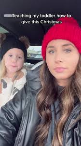 Teaching my toddler how to give this Christmas