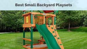 Whether you prefer to swing or slide. Small Backyard Playsets The 10 Best Playsets For Small Yards