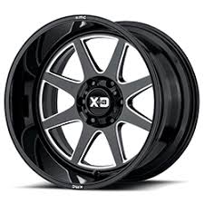 Xd Wheels Xd844 Pike Gloss Black Milled Wheels Available From Rimz One