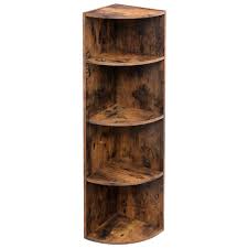 Mar 14, 2020 · diy wooden corner shelf this shelf is a beautiful decorative shelf to display two or three of your favorite things. 4 Tier Industrial Corner Shelf Unit Freestanding Display Storage Shelves And Wooden Bookcase Living Room Study Room Aliexpress