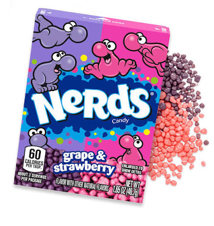 Products | Nerds - Tiny Tangy Crunchy Dual Flavoured NERDS Candy