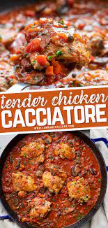 Chicken Cacciatore Recipe Chicken Cacciatore Comfort Food Recipes Dinners Yummy Chicken Recipes