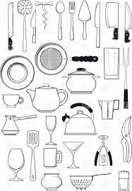 Download high quality kitchen utensils clip art from our collection of 41,940,205 clip art graphics. Pin By Carolina Miller On Kitchen Scrapbooking Ideas Kitchen Drawing Kitchen Utensils Colored Kitchen Utensils