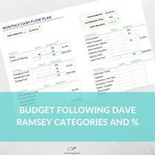 Dave Ramsey Budget System Template Dave Ramsey Baby Step Etsy Money Makeover Total Money Makeover Dave Ramsey