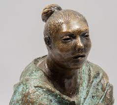 IGNACIO CASTAÃ'EDA. SXX. Mujer sentada. FundiciÃ³n en bronce, IV/X. Firmada  y fechada 1988. 31 cm de altura for sale at auction