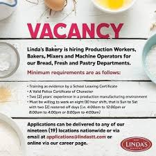 Bakery Vacancies Jobwerld Com Caribbean Jobs Bakery School Leaving Certificate