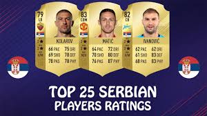 Latest fifa 21 players watched by you. Fifa 18 Top 25 Best Serbian Players W Matic Ivanovic Kolarov Youtube