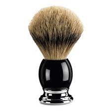 The badger hair shaving brush. Muhle Badger Hair Shaving Brush Synthetic Resin Manufactum