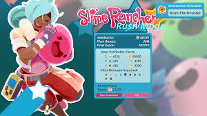 After A Few Messy First Attempts Got Rush Plortmaster And A Satisfying High Score Slimerancher
