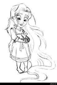 Rapunzel is an old german fairy tale from the 1700's and picked up by the brothers grimm, published in 1812. Awesome Tangled Coloring Book Image Inspirations Axialentertainment