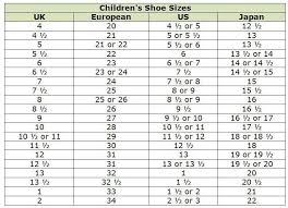 acquistare converse youth size chart