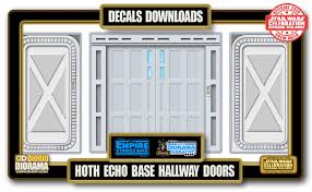 Starwars #squadrons #diorama in anticipation for the release of star wars squadrons, i've decided to build a diorama featuring. Tutorials Decals Echo Base Hallway Doors Diorama Workshop Com