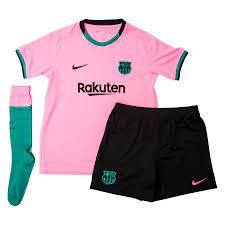 Ihr seht euch in die augen, du entdeckst eine freie lücke. Barcelona 3 Trikot 2020 21 Mini Kit Kinder Www Unisportstore De