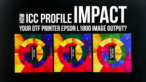 The data held in an icc profile defines a mapping between the source (camera, image file) and the destination (monitor, printer). How Icc Profile Impact Your Dtf Printer Epson L1800 Image Output By Using Partnerrip Pro Youtube