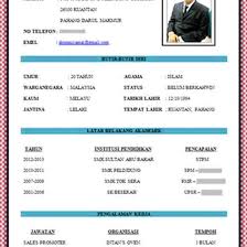 Contoh Resume Untuk Kerja Kerajaan