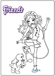 Lego harley quinn coloring page. Lego Friends Coloring Pages Cartoni Animati