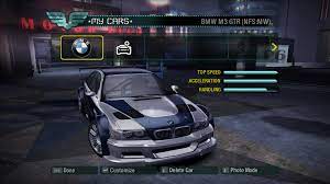 Go into quick race mode and go to the custom section of the car select by pressing up or down. Nfsmods Nfs Carbon M3 Gtr From Mw Perfromance Port