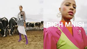 Rich mnisi is a young and successful south african fashion designer. Rich Mnisi