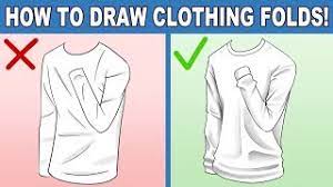 There will be a number of long straight lines, a couple of short ones and a few 'v' and 'u' shapes as well. How To Draw Clothing Folds Tips To Help You Improve At Drawing Clothing Folds Youtube