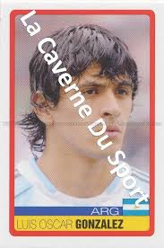 N°196 LUIS OSCAR GONZALEZ # ARGENTINA STICKER PANINI COPA AMERICA VENEZUELA  2007