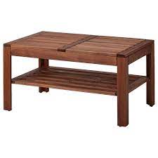 Applaro Table De Jardin Basse Teinte Brun 90x55 Cm Ikea Ikea
