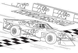 A unique collection of race car coloring pages is presented on this website to help the children learn about the sport in an educative manner. Coloring Pages Free Printable Race Car Coloring Pages Sprint For Kids Scaled