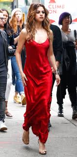 Celebrities In Nili Lotan Slip Dresses Slip Dress Slip Dress Outfit Red Slip Dress
