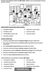 Papan tulis banyak digunakan di sekolah ataupun lembaga pendidikan lainnya. Fokus Utama Bahasa Melayu Penulisan Sk X2f Sjk 2015 Bahagian Abahagian A1 Perkelahansuasana Riuh Rend Malay Language School Kids Activities Exam Papers