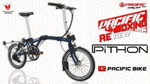 Prototipe sepeda itu dimunculkan pertamakali di hadapan gubernur babel, erzaldi rosman di sheraton hotel belitung, oleh komunitas fitamin bike dan belitong maritime ecotourism. Review Folding Bike Pithon Youtube