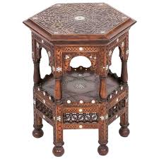 19th C North African Mahogany Occasional Table 1stdibs Com Geometric Furniture Furniture Occasional Table