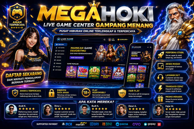 MEGAHOKI – Live Game Center Platform Hiburan Game Live Modern dengan  Pengalaman Interaktif Terbaik