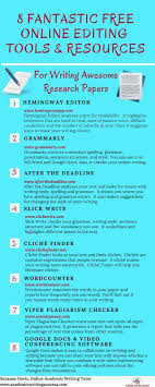 8 Free Online Editing Tools Thesis Writing Research Paper Academic Writing