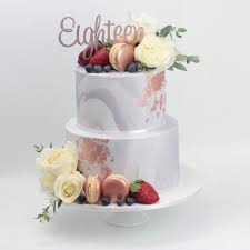 As we know, colorful things are always loved by kids especially girls, this rainbow flowers cake will make an impact on their special day. 18th 21st Birthday Cakes Exquisite Cakes Sydney