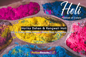 When is holika dahan, choti holi & rangwali holi? Holi 2021 Festival Of Colors Holika Dahan Rangwali Holi Date Timing Shubh Muhurta History Story Celebration Rituals Police Results